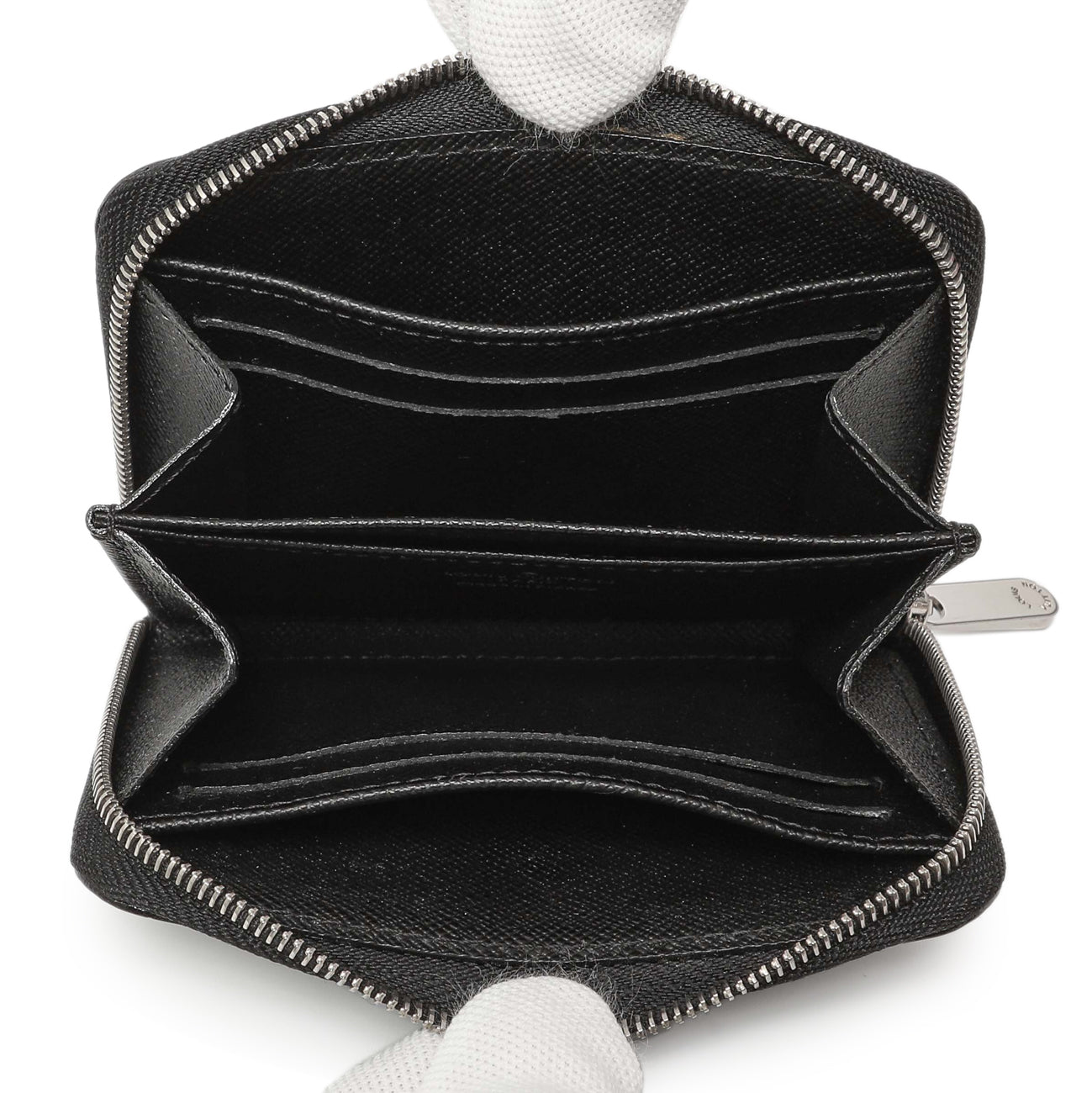 Exclusive Louis Vuitton Black Electric Epi Zippy Coin Purse — Back View