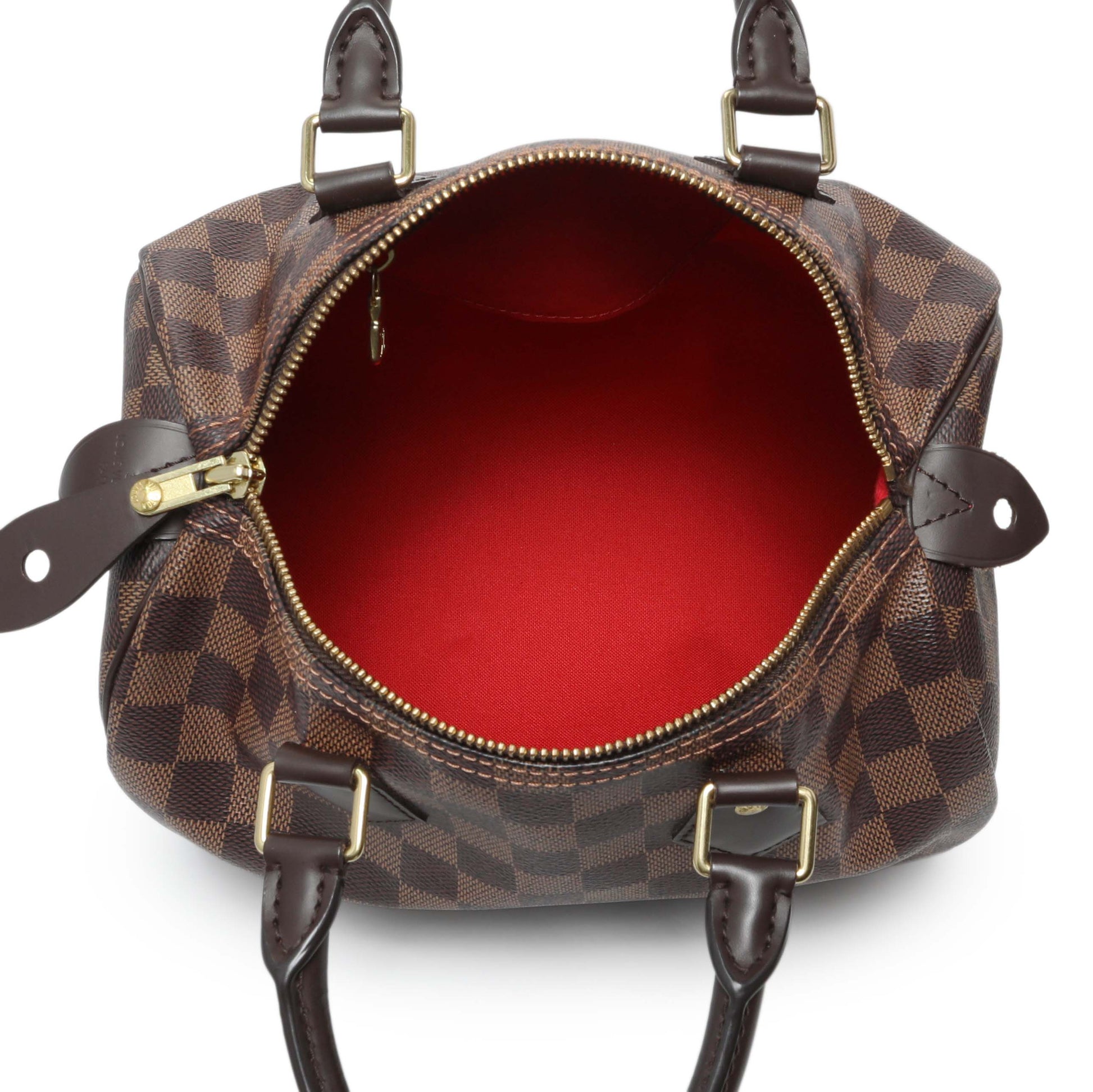 Exclusive Louis Vuitton Damier Ebene Speedy 25 — Alternate View 8