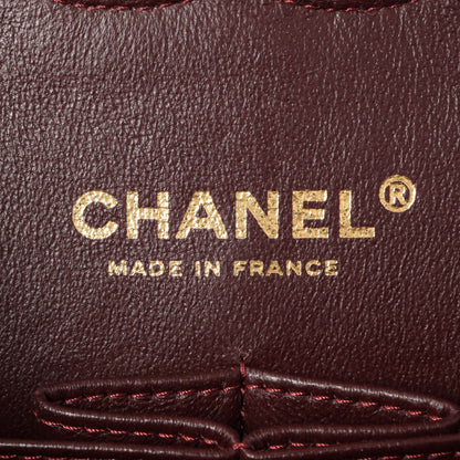 Exclusive Chanel Black Quilted Caviar Medium Classic Double Flap — Detail View
