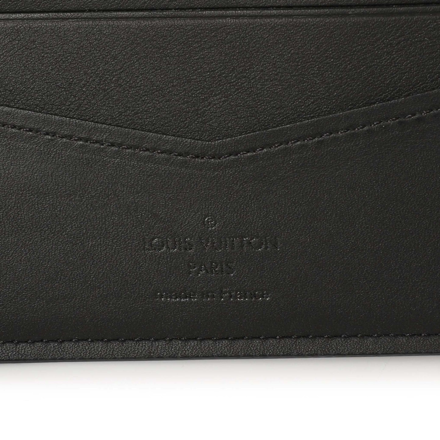 Exclusive Louis Vuitton Black Damier Infini Slender Wallet — Alternate View 13