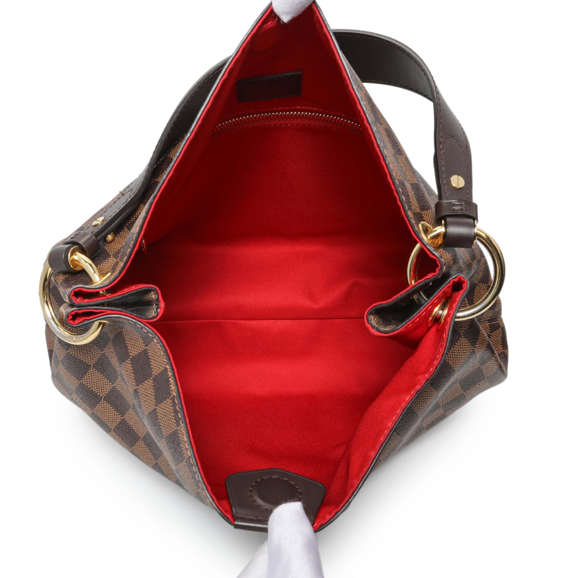 Exclusive Louis Vuitton Damier Ebene Graceful PM — Alternate View 8