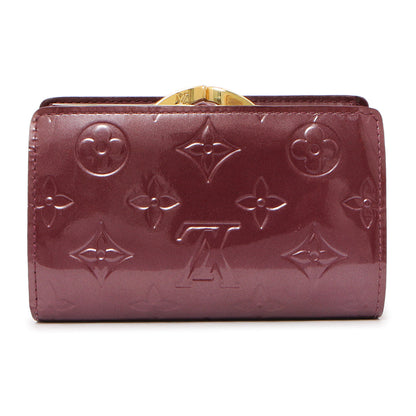 Exclusive Louis Vuitton Violet Vernis French Wallet — Side View
