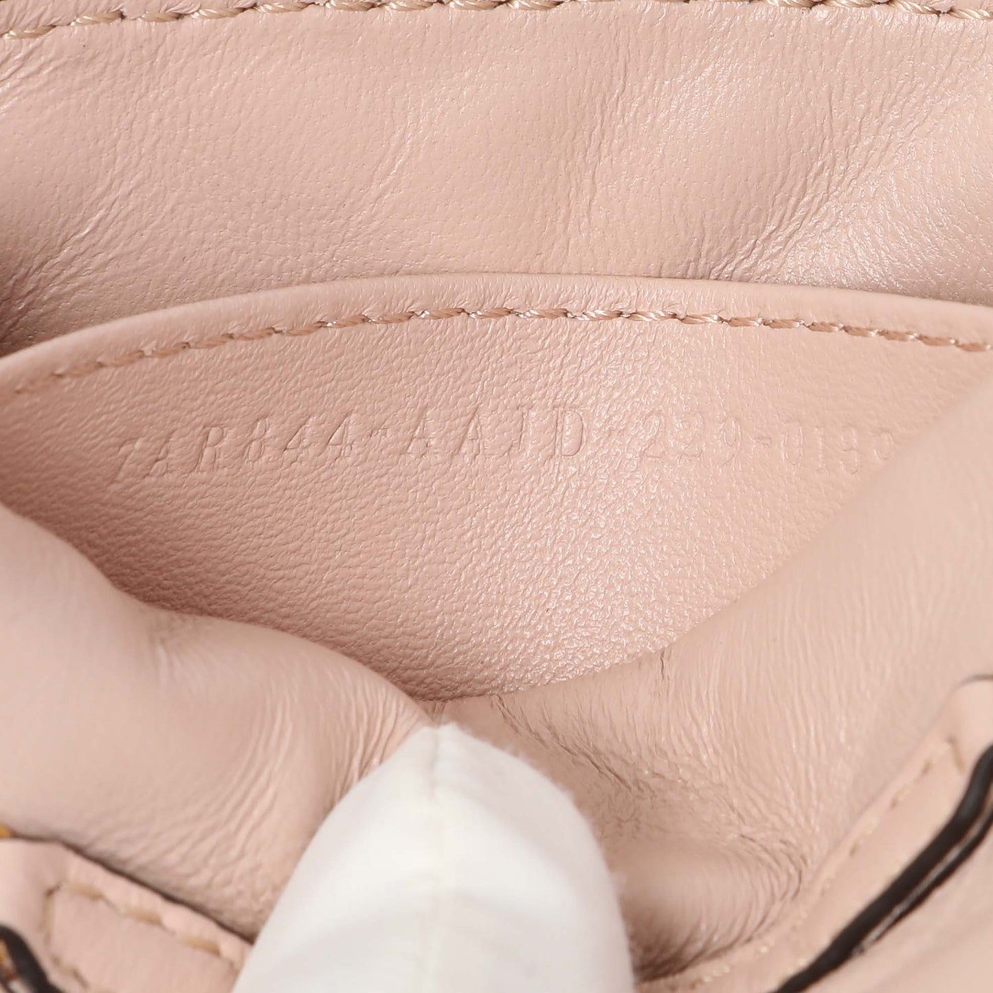 Exclusive Fendi Pink Nappa Matisse FF Embossed Nano Baguette Charm — Lifestyle View