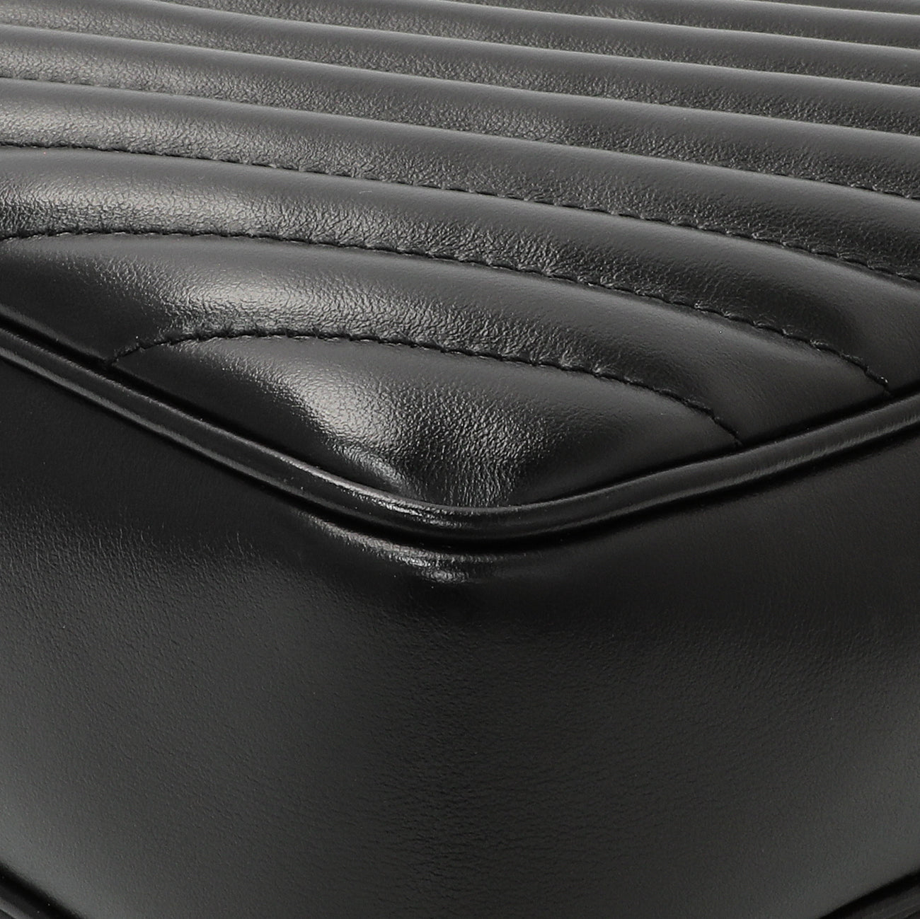 Exclusive Saint Laurent Black Calfskin Matelasse Monogram Lou Camera Bag — Alternate View 7