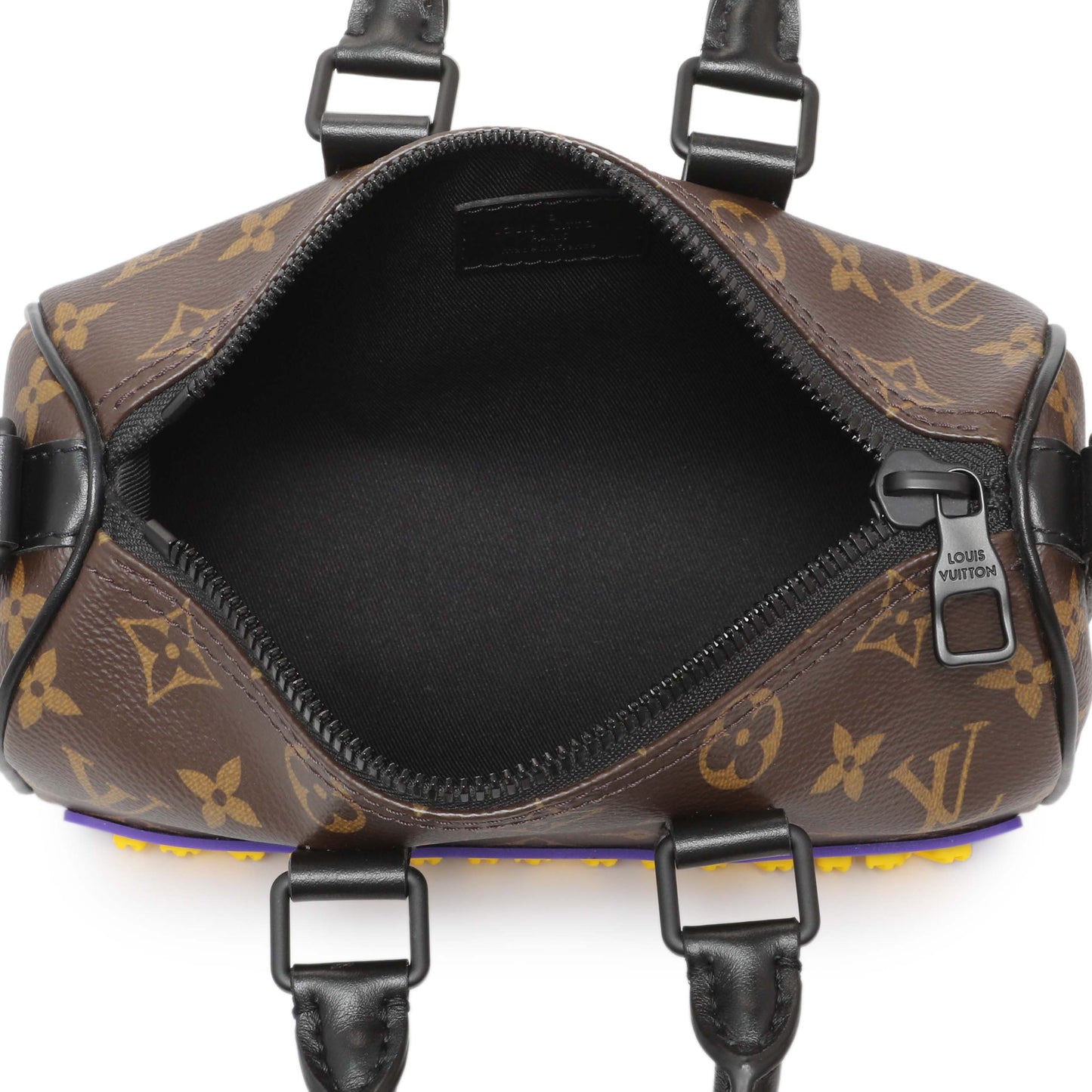 Exclusive Louis Vuitton Monogram LV Rubber Keepall XS — Top View