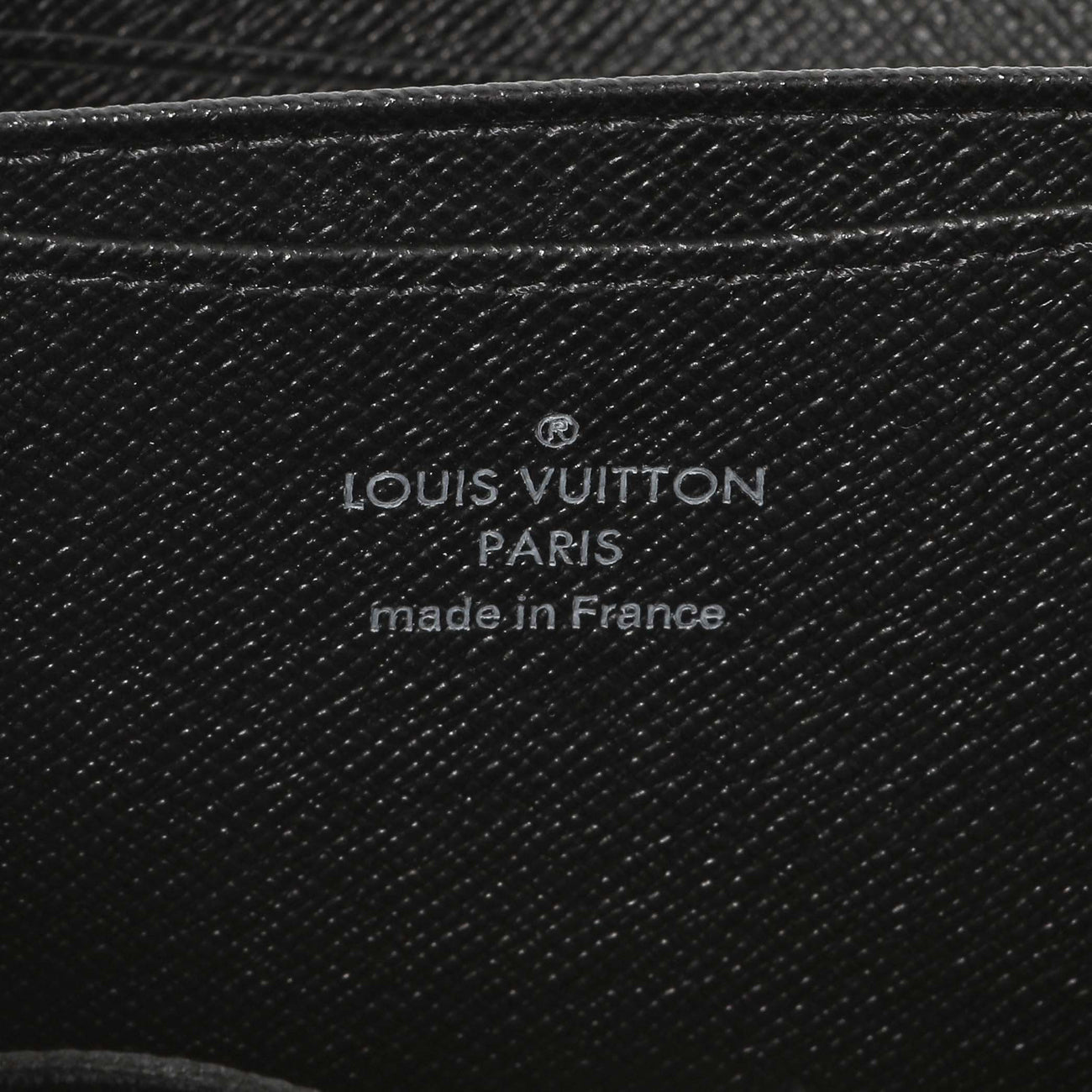 Exclusive Louis Vuitton Black Electric Epi Zippy Coin Purse — Detail View