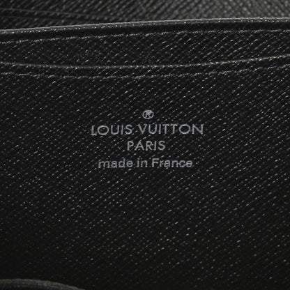 Exclusive Louis Vuitton Black Electric Epi Zippy Coin Purse — Detail View