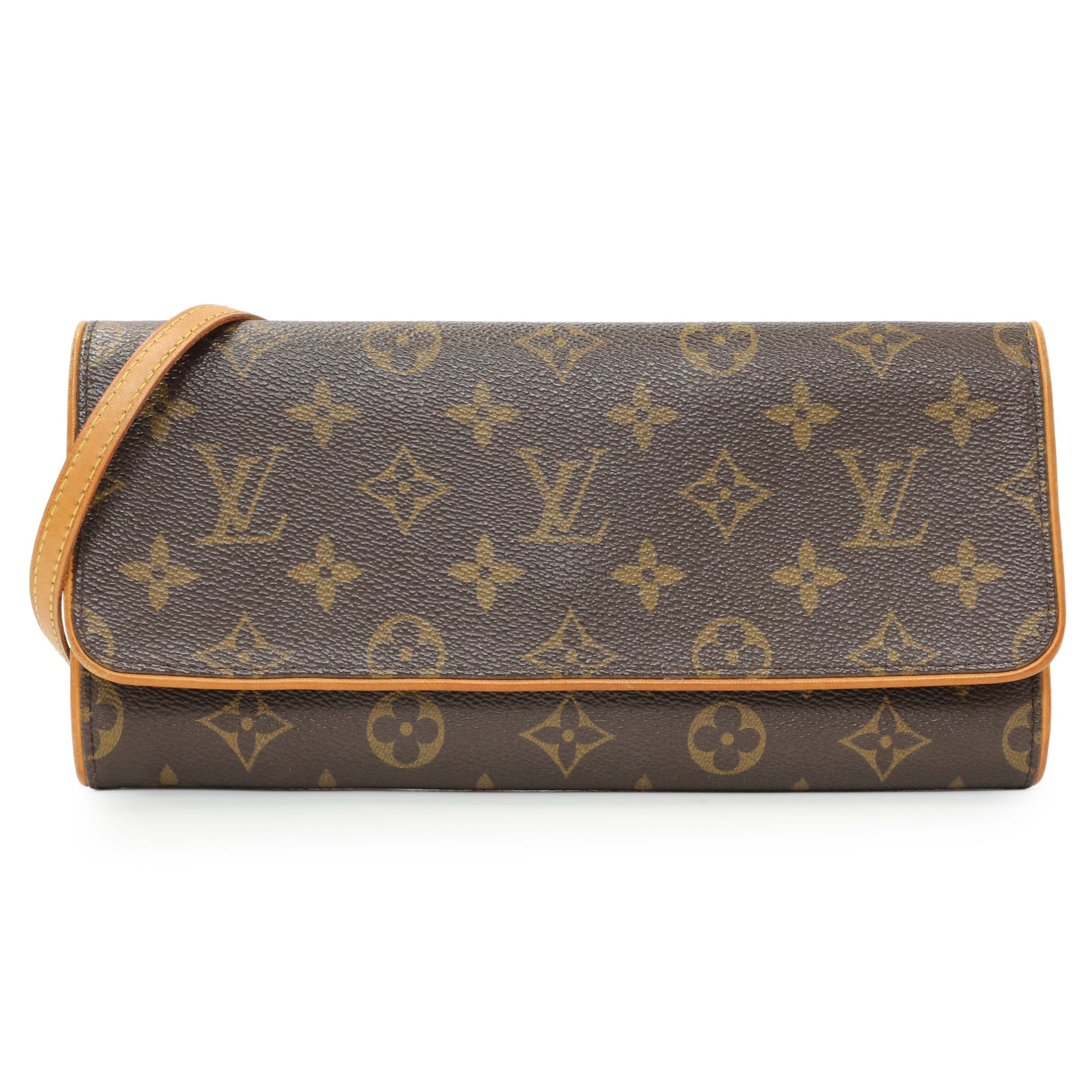 Exclusive Louis Vuitton Monogram Pochette Twin GM — Front View