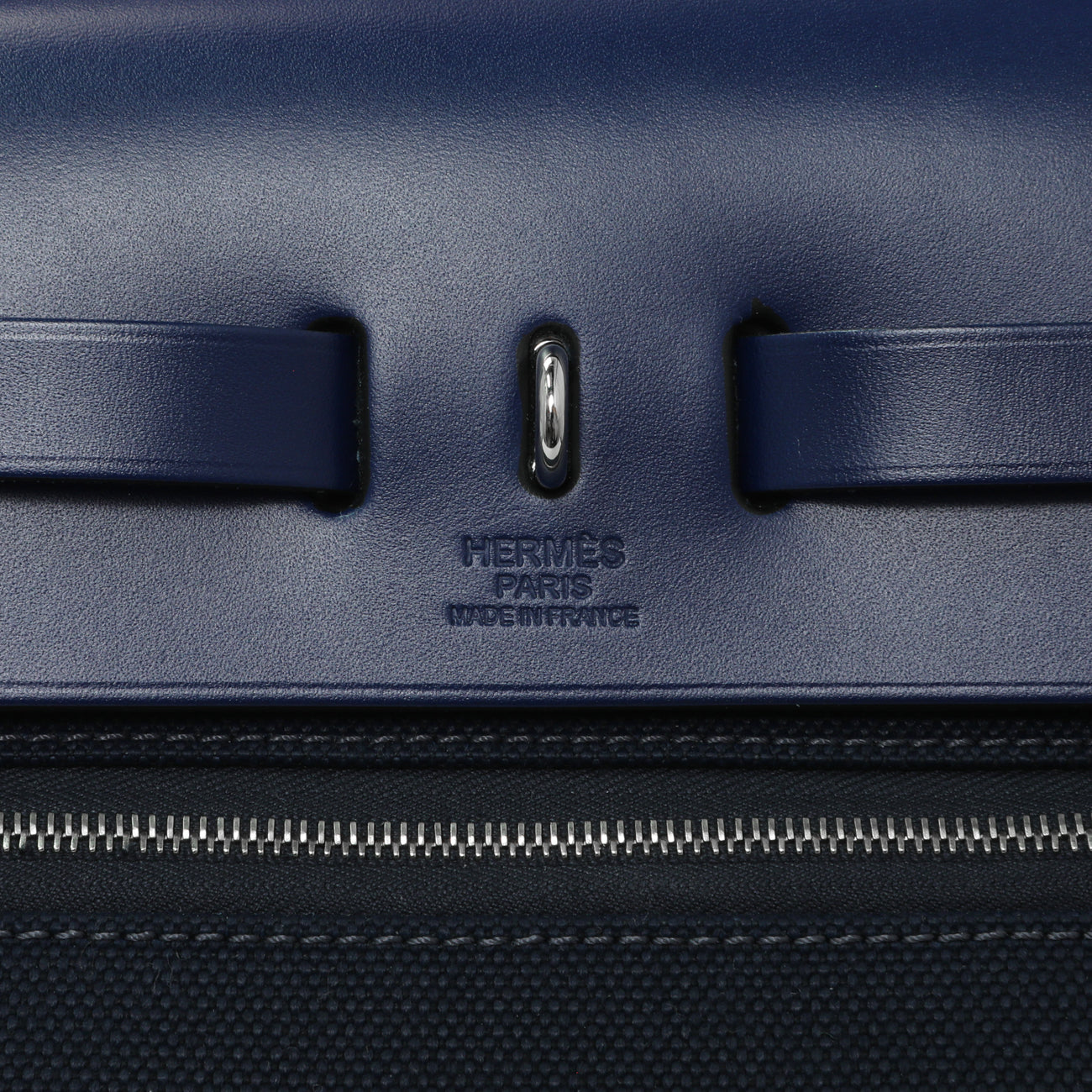Exclusive Hermes Ecru Mauve Bleu Criss Viking Vache Hunter Herbag Zip Retourne 31 PM — Alternate View 7