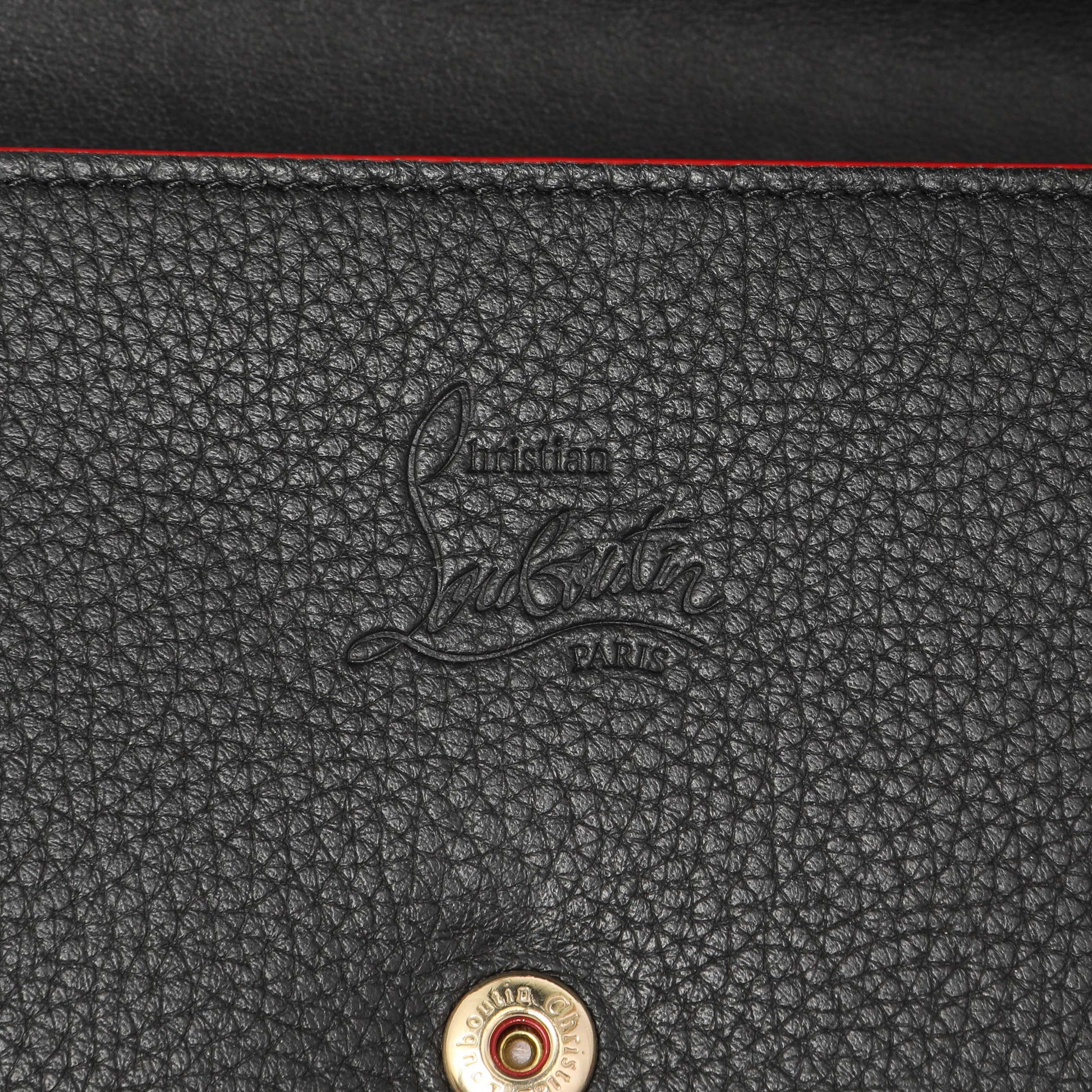 Exclusive Christian Louboutin Black Calfskin Boudoir Chain Wallet — Alternate View 7