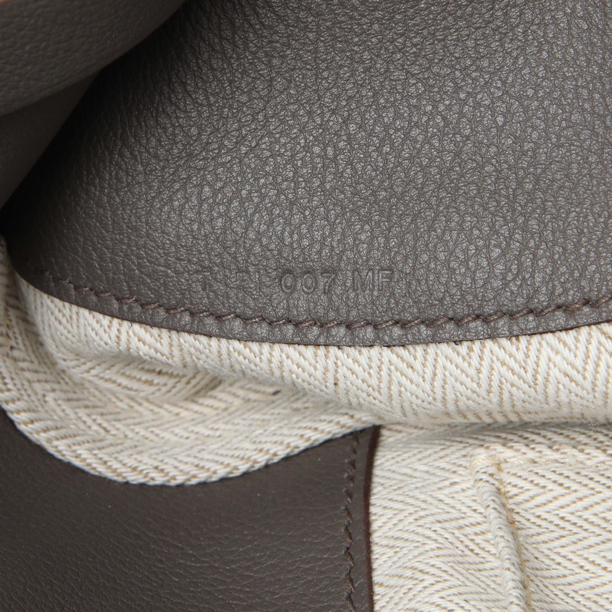 Exclusive Hermes Grey Evergrain Sac Oxer w/ Strap — Lifestyle View