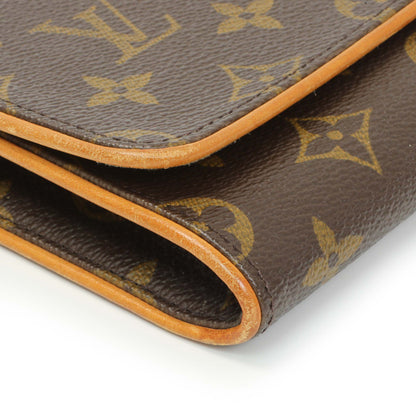Exclusive Louis Vuitton Monogram Pochette Twin GM — Top View