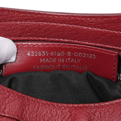 Exclusive Balenciaga Burgundy Chevre Metallic Edge Hardware S City — Alternate View 10