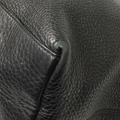 Exclusive Gucci Black Pebbled Calfskin Medium Soho Chain Shoulder Bag — Detail View