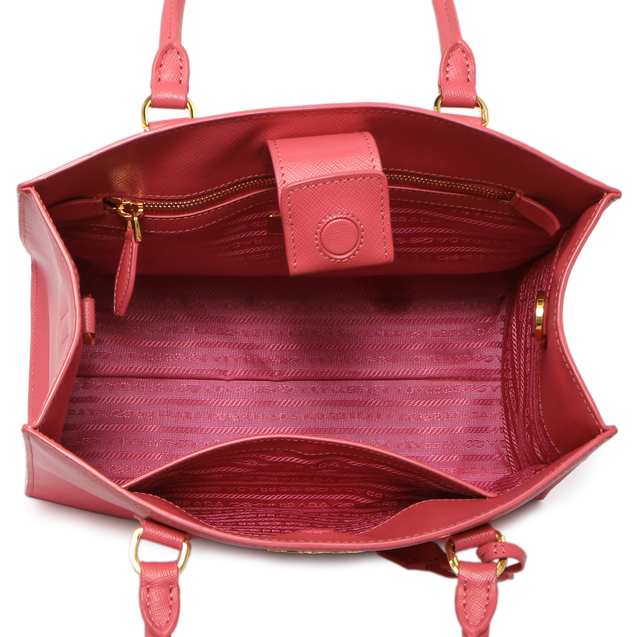 Exclusive Prada Peonia Saffiano Tote — Alternate View 8