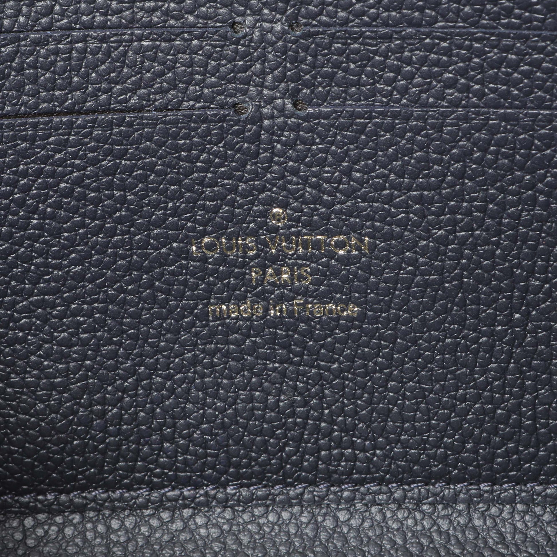 Exclusive Louis Vuitton Marine Rouge Empreinte Clemence Wallet — Alternate View 9