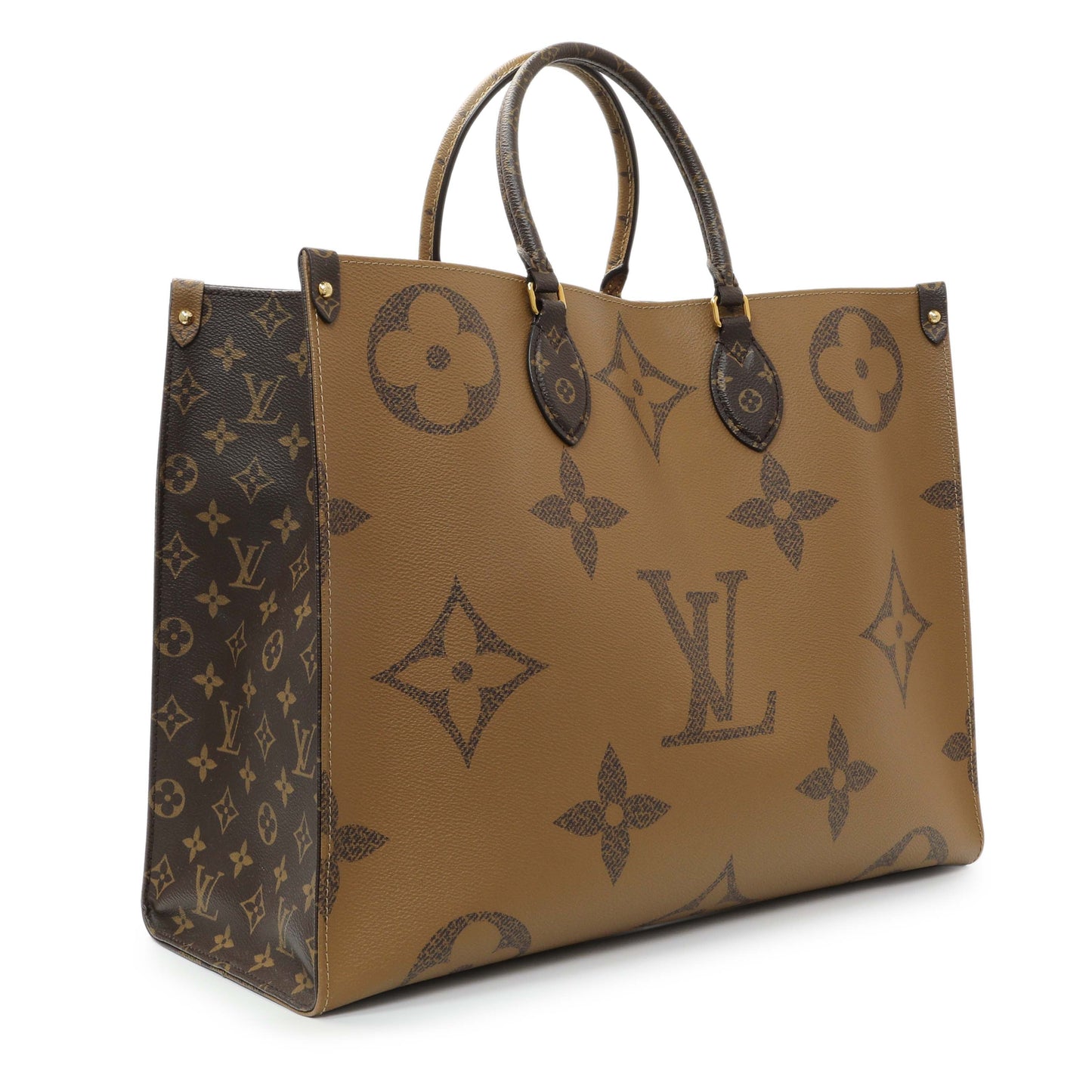 Exclusive Louis Vuitton Reverse Monogram Giant Onthego GM — Side View