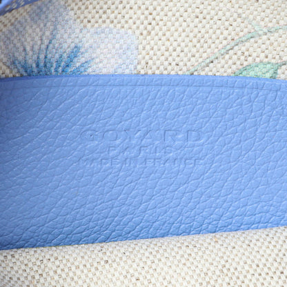 Exclusive Goyard Blue Goyardine Plumet Wallet Clutch — Detail View
