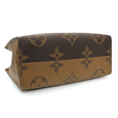 Exclusive Louis Vuitton Reverse Monogram Giant Onthego GM — Back View