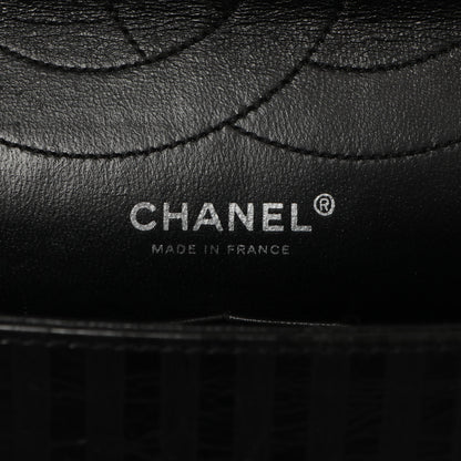 Exclusive Chanel Black Metallic Striped 2.55 Reissue Double Flap 227 — Alternate View 10
