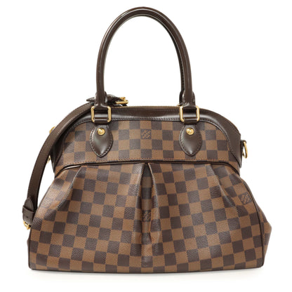 Exclusive Louis Vuitton Damier Ebene Trevi PM — Front View