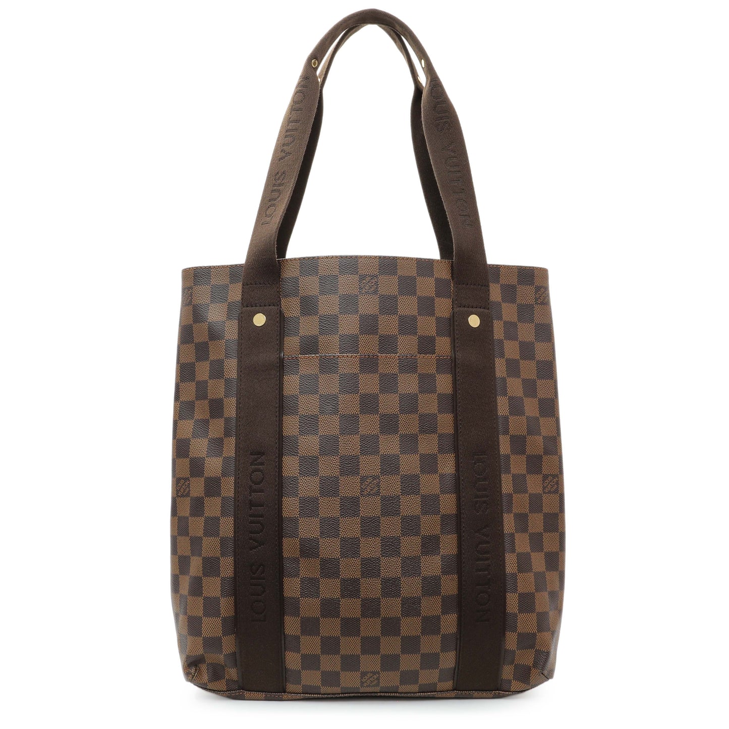 Exclusive Louis Vuitton Damier Ebene Cabas Beaubourg — Front View