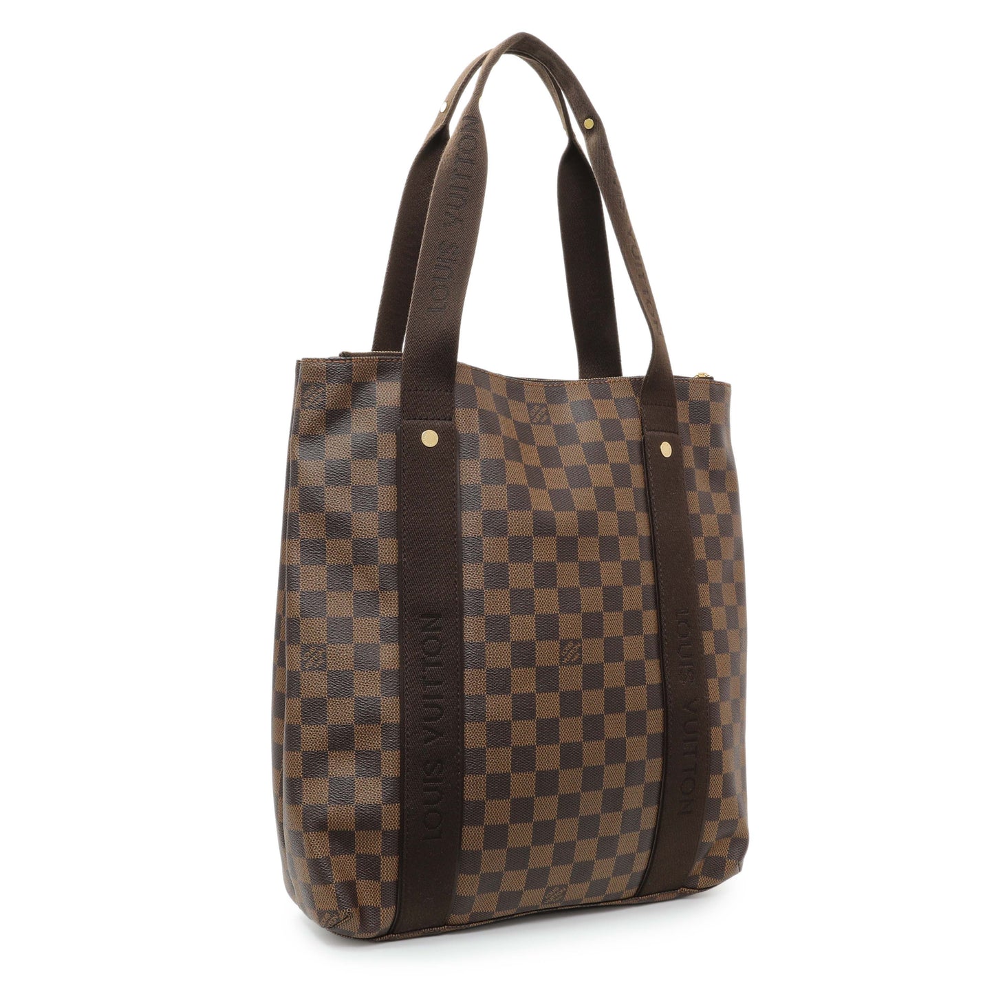 Exclusive Louis Vuitton Damier Ebene Cabas Beaubourg — Side View