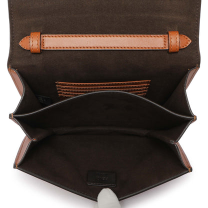 Exclusive Fendi Vitello King Crystal Fab Crossbody Bag — Top View