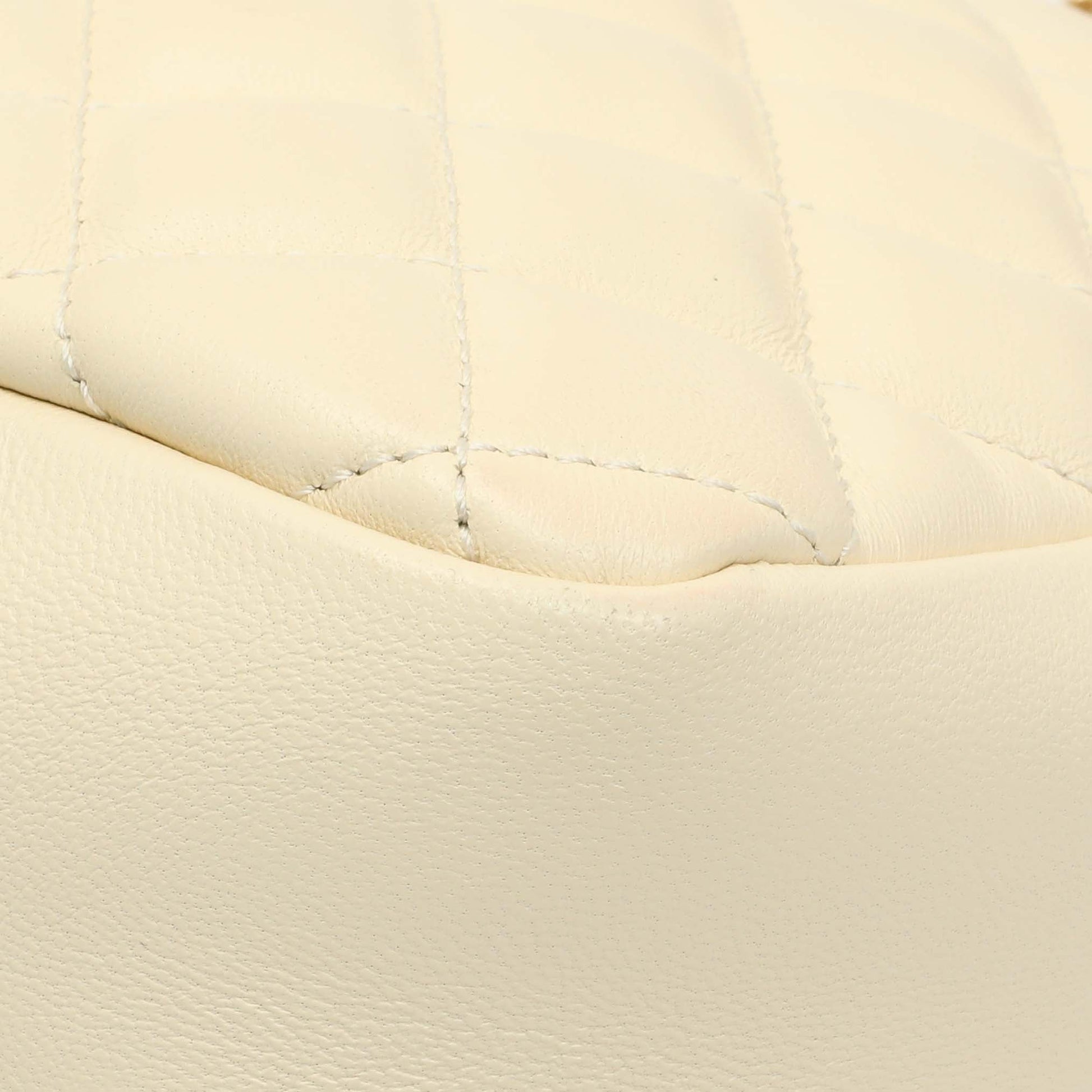 Exclusive Versace White Nappa Quilted La Medusa Chain Crossbody — Alternate View 7