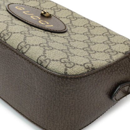Exclusive Gucci GG Supreme Monogram Web Neo Vintage Shoulder Bag — Detail View