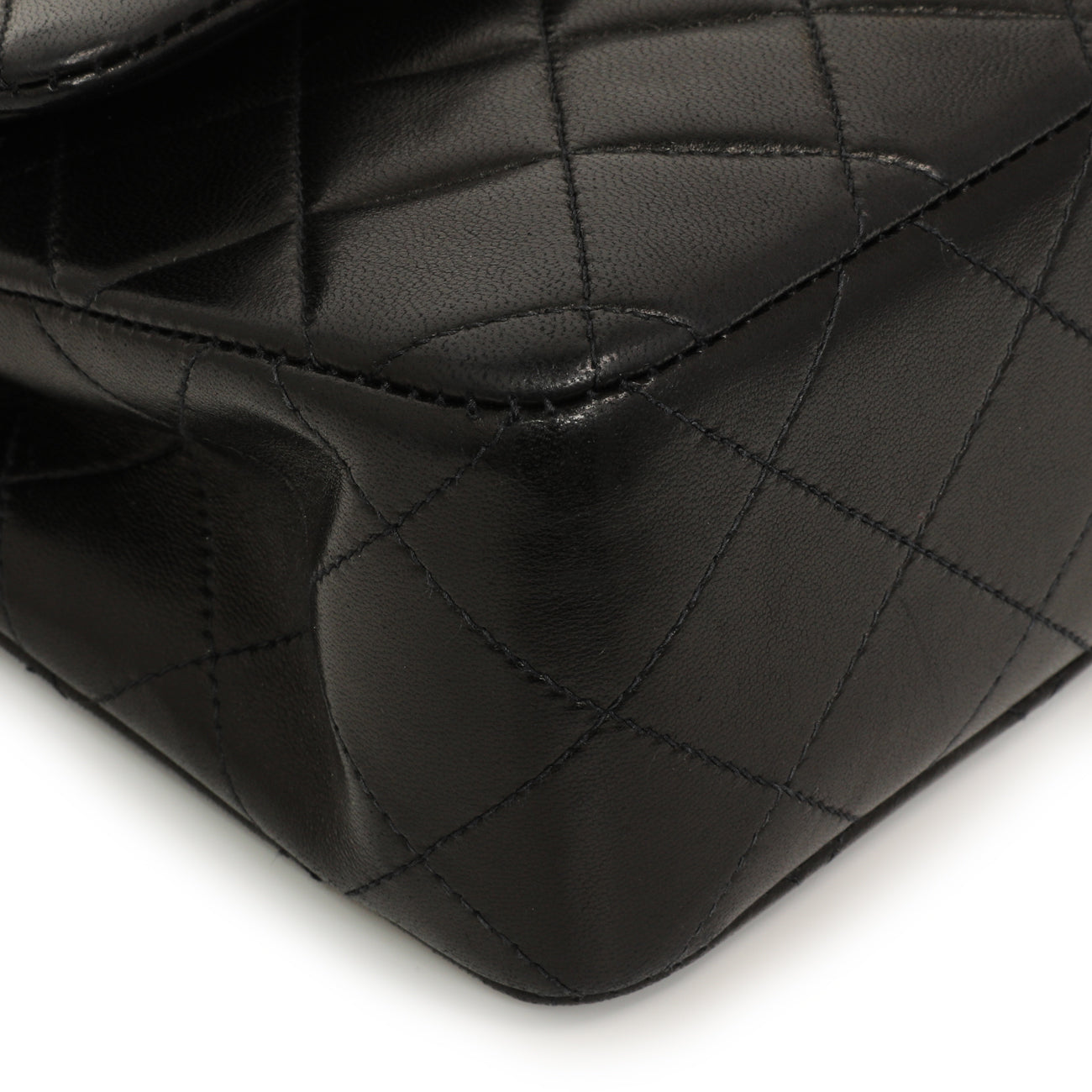Exclusive Chanel Vintage Black Quilted Lambskin Small Double Flap — Alternate View 7