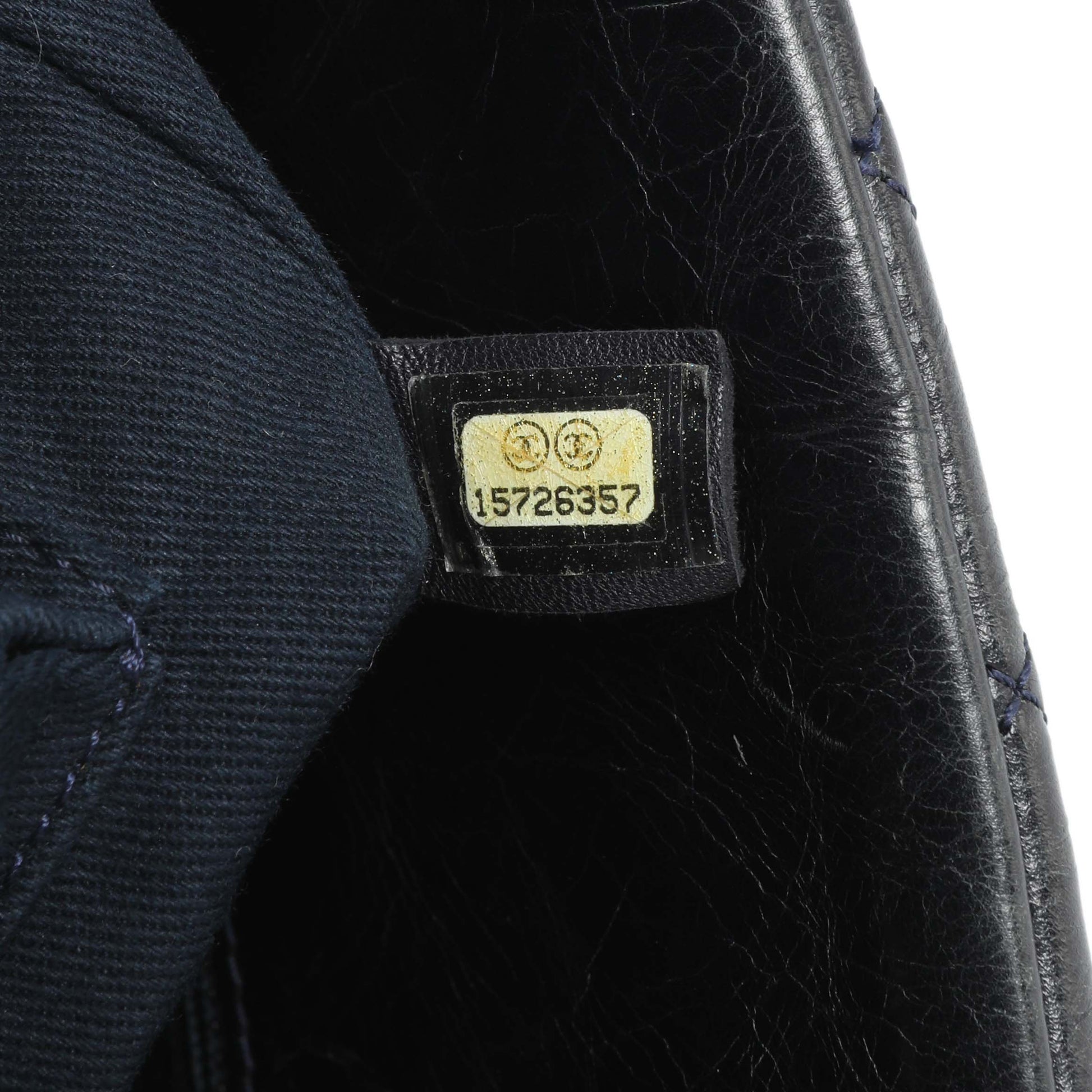 Exclusive Chanel Glazed Calfskin Quilted Large Mademoiselle Bowling Bag — Alternate View 10