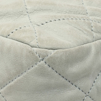 Exclusive Chanel Grey Quilted Iridescent Calfskin Leather Chic Quilt Flap Bag — Alternate View 7