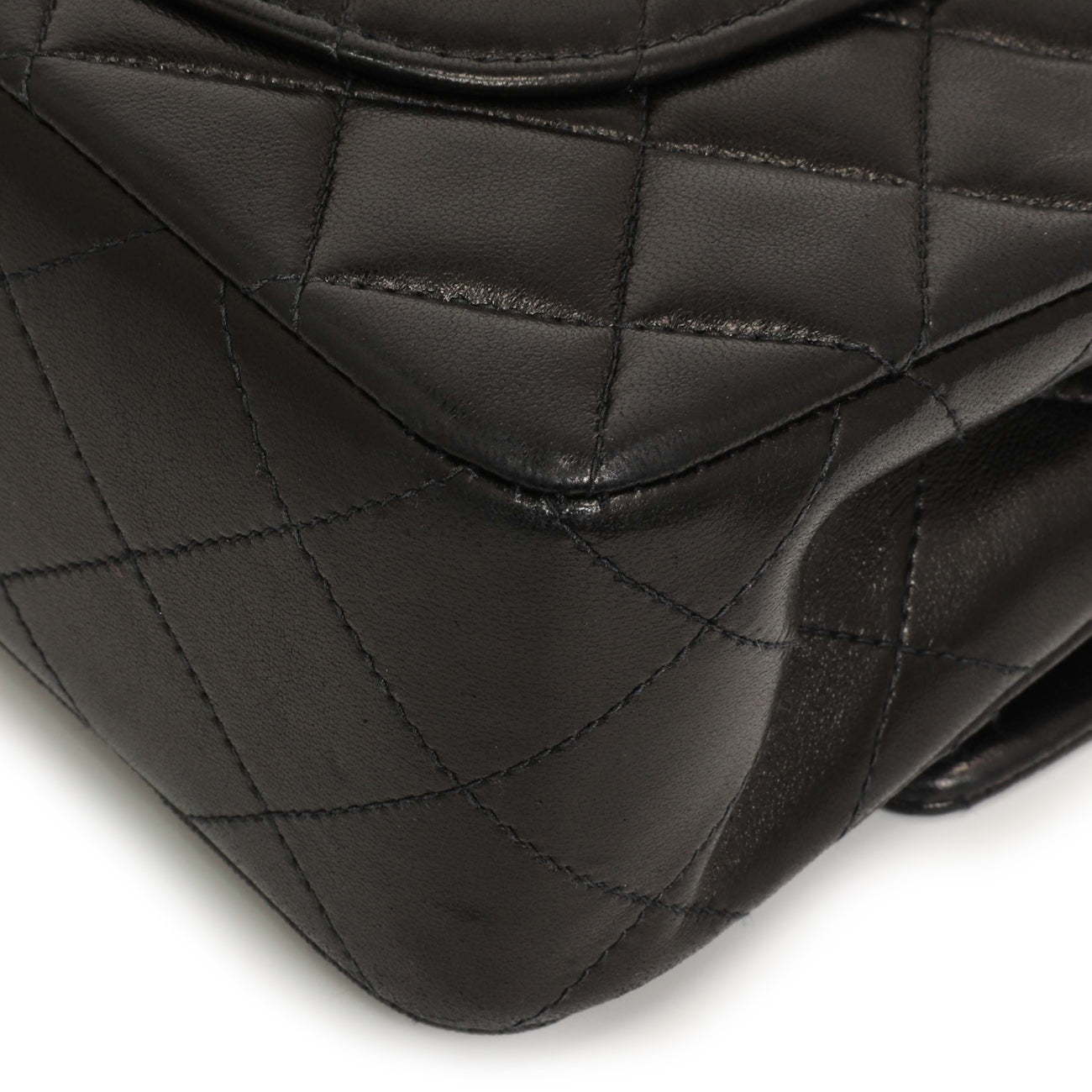 Exclusive Chanel Vintage Black Quilted Lambskin Small Double Flap — Alternate View 10