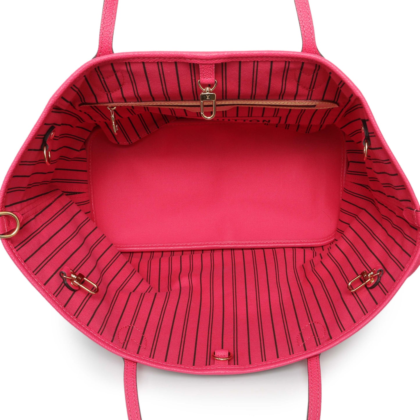 Exclusive Louis Vuitton Neverfull Bandouliere Inside Out MM — Top View