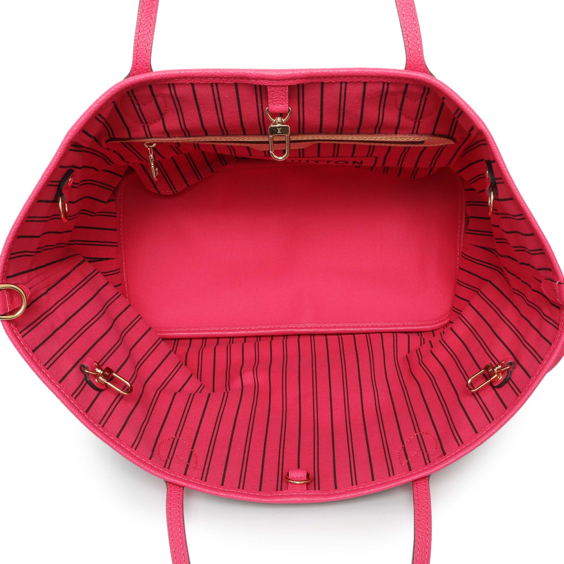 Exclusive Louis Vuitton Neverfull Bandouliere Inside Out MM — Top View