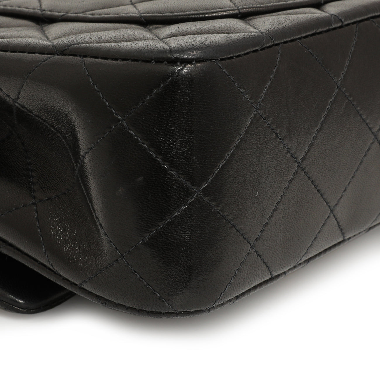 Exclusive Chanel Vintage Black Quilted Lambskin Small Double Flap — Alternate View 11