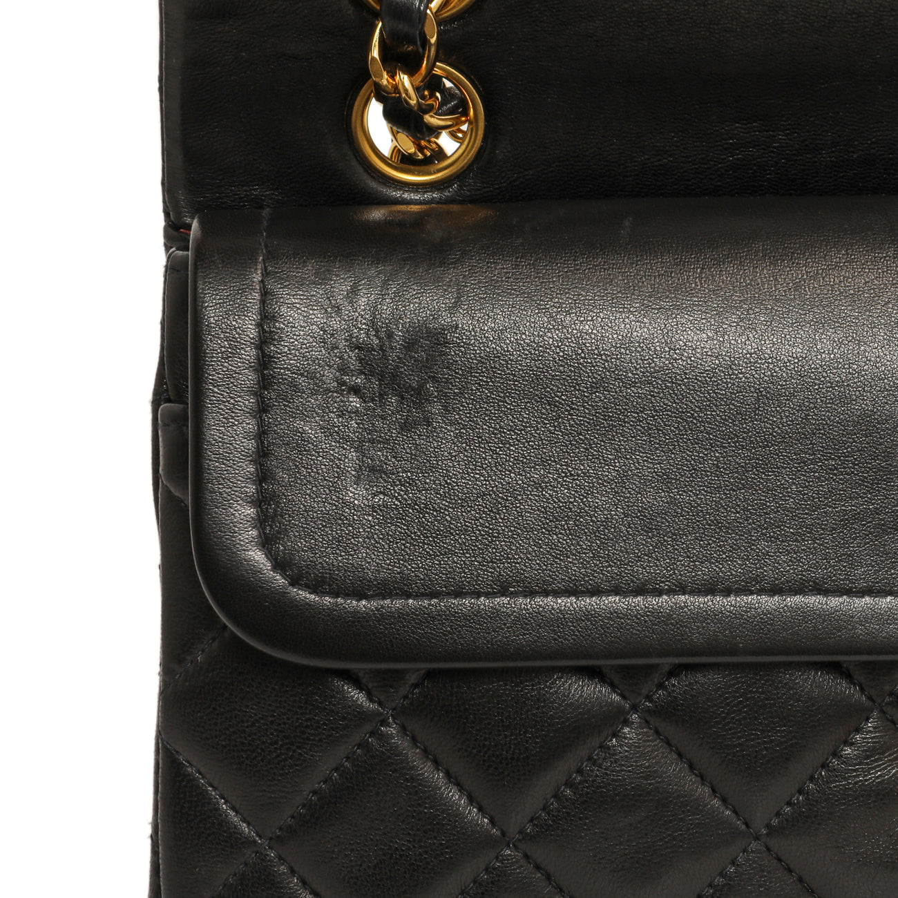 Exclusive Chanel Vintage Black Quilted Lambskin Small Double Flap — Alternate View 12