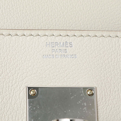 Exclusive Hermes Craie Evercolor Kelly Messenger PM — Detail View
