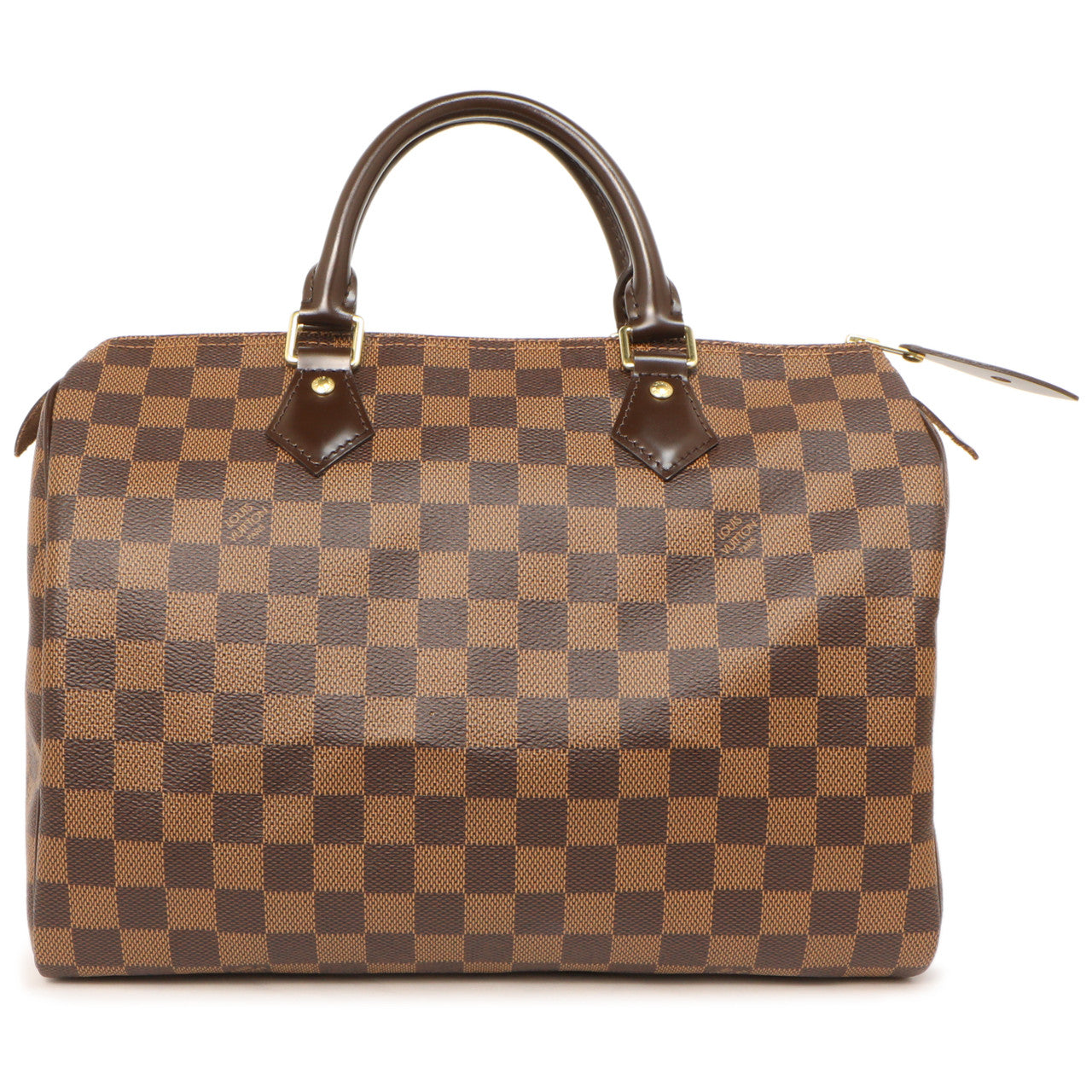 Exclusive Louis Vuitton Damier  Ebene Speedy 30 — Front View