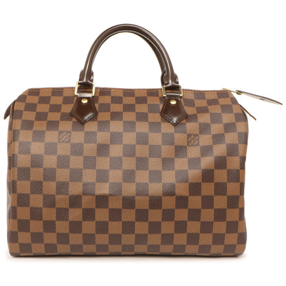 Exclusive Louis Vuitton Damier  Ebene Speedy 30 — Front View