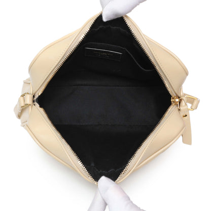 Exclusive Saint Laurent Dark Beige Calfskin Matelasse Monogram Lou Camera Bag — Alternate View 8