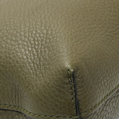 Exclusive Gucci Green Pebbled Calfskin Medium Soho Messenger Bag — Top View