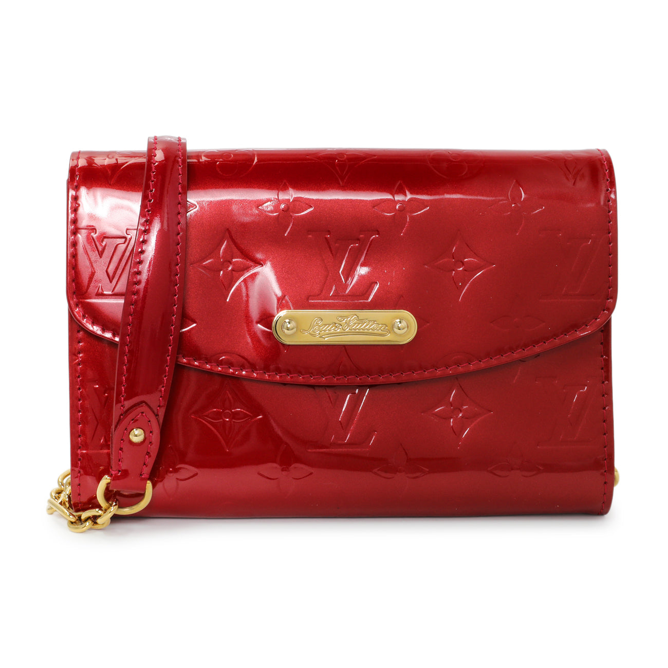 Exclusive Louis Vuitton Pomme D'Amour Vernis Bel Air — Front View