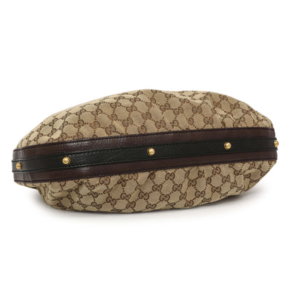 Exclusive Gucci Monogram Medium Interlocking GG Hobo — Back View