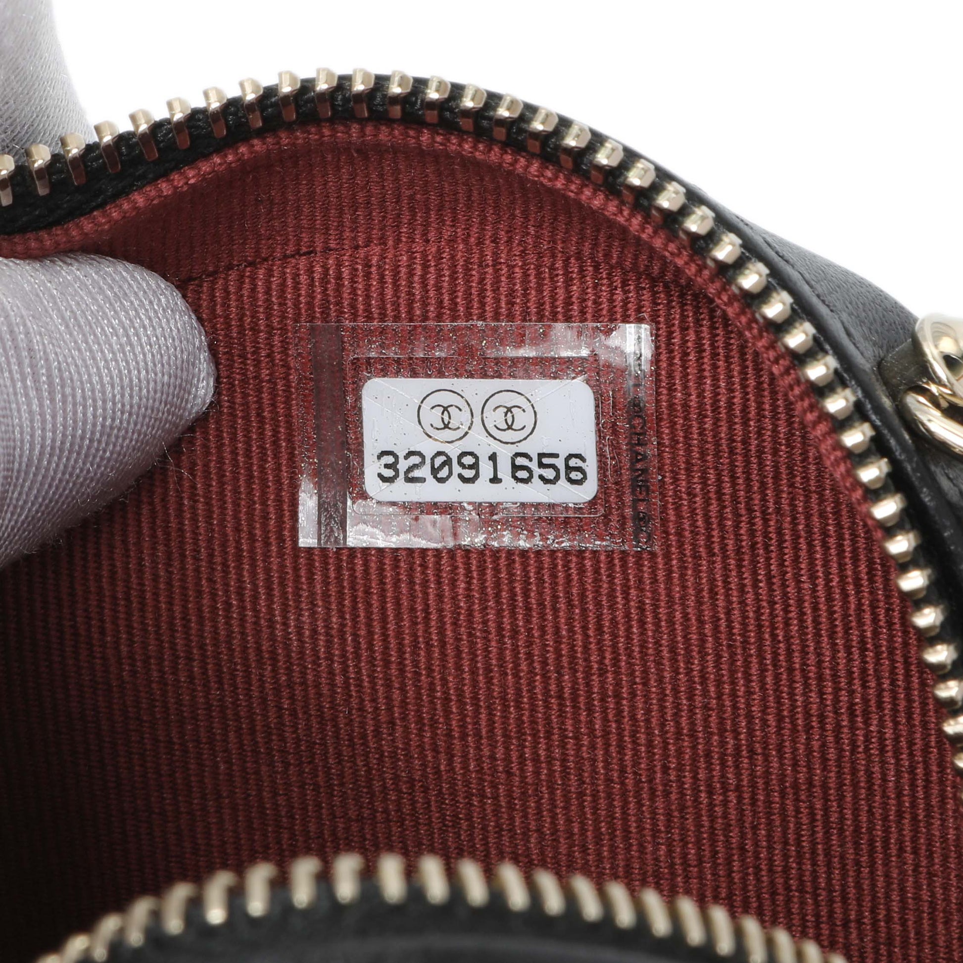 Exclusive Chanel Quilted Lambskin CC In Love Heart Clutch With Chain — Lifestyle View