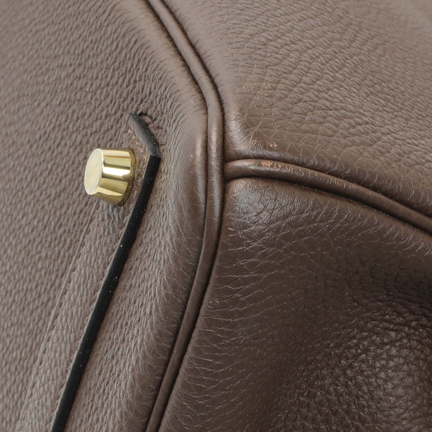 Exclusive Hermes Cacao Togo Birkin 35 GHW — Alternate View 7