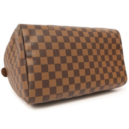 Exclusive Louis Vuitton Damier  Ebene Speedy 30 — Back View