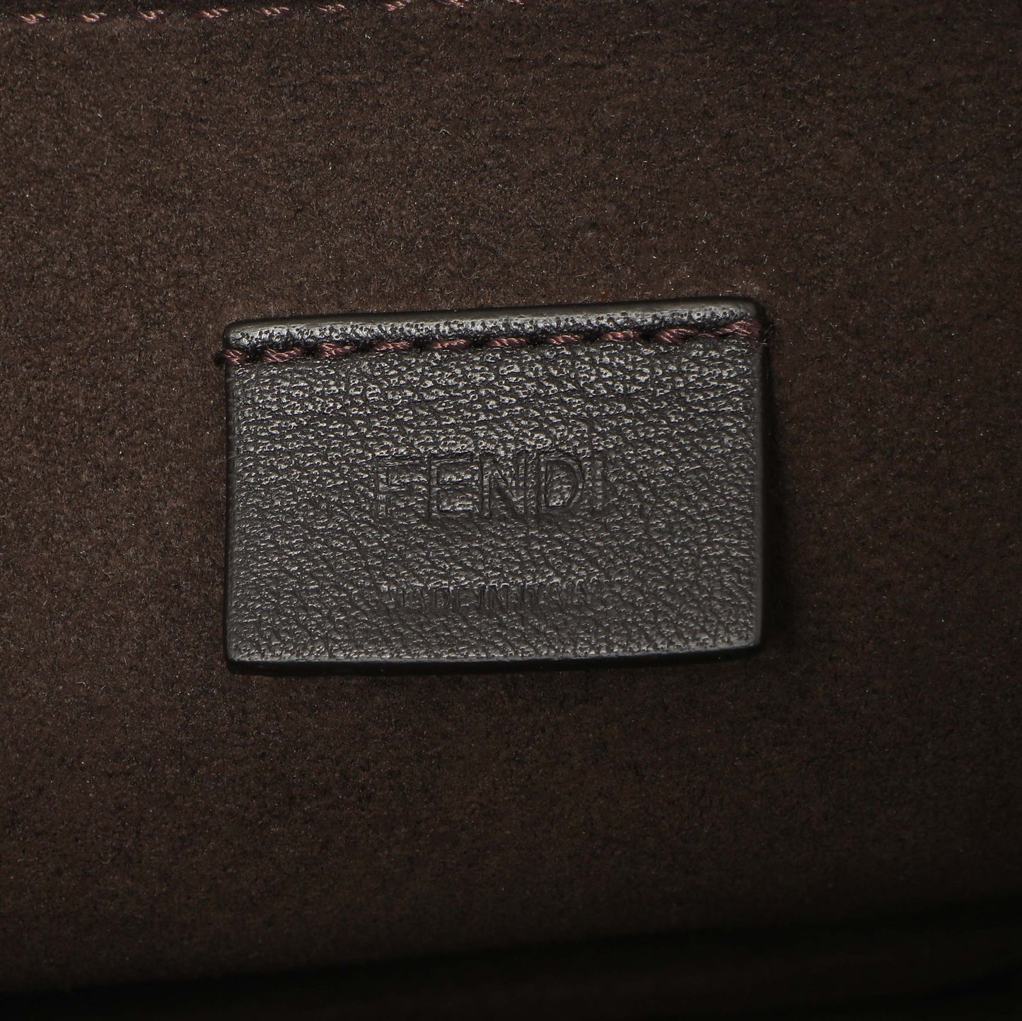 Exclusive Fendi Vitello King Crystal Fab Crossbody Bag — Detail View