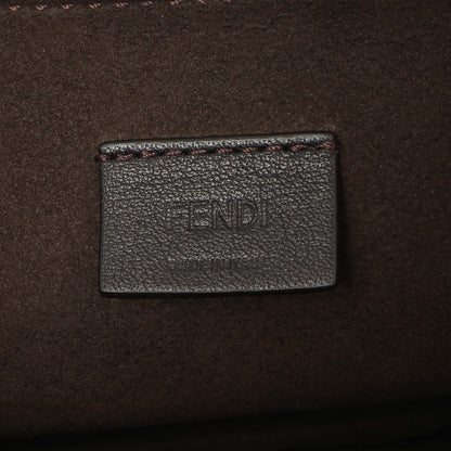 Exclusive Fendi Vitello King Crystal Fab Crossbody Bag — Detail View
